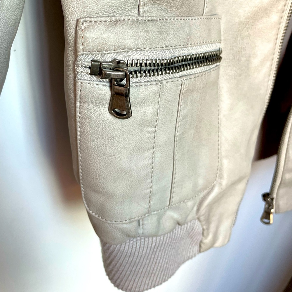 Moto Jacket - Biege